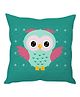 Stybuzz Cushion Cover Owl Print - Green