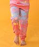 Anthrilo Stars & Tie Dye Print Fleece Jogger - Pink