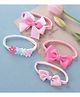 Babyhug Free Size Headbands With Bow Detailing Pack of 4- Multicolor