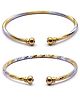 YouBella Silver & Gold Base Metal Gold Plated Stylish Adjustable Bracelets - 30 g