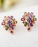Valentine Gifts YouBella Jewellery Valentine Collection AAA Swiss Zircon Fancy Party Wear Earrings for Girls & Women Multicolour - 25 g