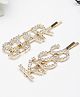 YouBella Jewellery Crystal Combo of 2 Hair Pin - Golden
