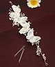 YouBella Embellished Hair Accessory Set of Hair Chain & Bobby Pins - White