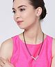 YouBella Women's Pride American Diamond Gold Plated Mangalsutra Pendant with Chain and Earrings for Women 100 g