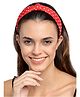 YouBella Dotted Hair Band - Red