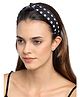 YouBella Dotted Hair Band - Black