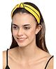 YouBella Striped Hair Band - Yellow