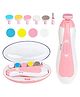 ADKD Baby Electric Nail Trimmer with 6 attachment and LED Light (Color May Vary)