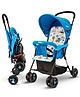 Baybee Tiny Baby Stroller Pram for Baby, Foldable Baby Trolley with 2-Position Adjustable, 3 Point Safety Belt, Baby Pram Stroller for Kids with Canopy & Parent Handle - Blue