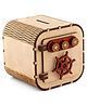 Mingkids Wooden Coin Money Piggy Bank Coin Box - Beige