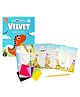 Scoobies Velvet art set Dino DIY Activity Kit - Multicolour