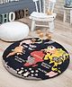 Little Looms Around The World Map Rug 4 x 4 Feet - Multicolour