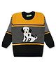 KNITCO Full Sleeves Dog Detail Sweater - Yellow