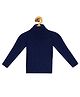 KNITCO Full Sleeves Cable Knit Unisex Skivi Sweater - Navy Blue
