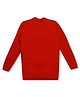 KNITCO Unisex Full Sleeves Solid Pullover Sweater - Red