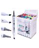 Toyshine  Artists Dual Tips Marker Pens Colored Manga Drawing Markers set Fine Tip Markers and Broad Chisel Art Pen 48 Pieces - Multicolour