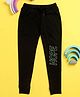 NUSYL Unisex Hope Printed Track Pant - Black