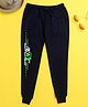 NUSYL Unisex Next Printed Track Pant - Navy Blue
