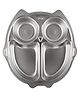 Taabartoli Stainless Steel Owl Lunch Plate - Silver