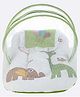 Superminis Printed Baby Bedding With Mosquito Net - Green