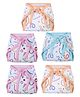 Superminis Reusable Printed Muslin Cotton Nappy Pack of 5  Multicolor