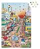 Webby Old Delhi Wooden Jigsaw Puzzle Multicolour - 1000 Pieces