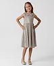 Kate & Oscar Sleeveless All Over Sequin Embellished Fit & Flare Dress - Silver