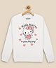 Kidsville Full Sleeves Hello Kitty Printed Sweatshirt - White