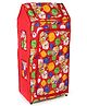 Lovely Novelty Printed Multipurpose Almirah - Red