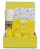 The Mom Store Hello Baby New Born Gift Box Glitter Medium - Yellow