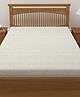 Hosta Homes Pure Cotton Double Bed King Size Dust Proof Terry Mattress Protector - White
