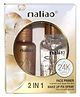Maliao Pack of 24k Gold 2in1 Face primer and Makeup Fix Spray 65ml M250