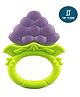 Tiny Tycoonz Fruit Shape Silicone Teether - Purple