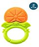 Tiny Tycoonz Fruit Shape Silicone Teether - Orange