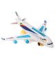 KV Impex Bump & Go Musical Aeroplane Toy -Multicolour