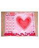 Baby Milestone Photoshoot Blanket Heart Theme - Pink