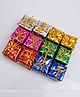 AMFIN Christmas Tree Decoration Items Pack of 12 - Multicolor