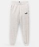 PUMA Cotton Knit Full Length ESS Sweatpants FL cl - Light Grey