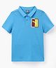 PUMA Half Sleeves Graphic Polo T-Shirt - Blue