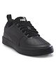 Puma Rickie Jr Casual Shoes With Lace Tie Up- Black Glacier Gray