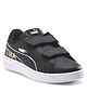 PUMA Smash v2 Home School V PS Casual Shoes With Velcro Closure-  Black White Sunset Glow Nitro Blue Sun Stream