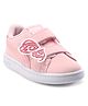Puma Smash V2 Bfly V Inf Casual Shoes Velcro Closure Butterfly Patch - Almond Blossom Sunset Pink Silver