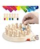 Sanishth Wooden Memory Matchstick Chess Game - Brown