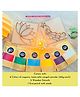 Lattooland Organic Non Toxic  Rangoli Kit with Peacock and Lotus Stencils - Multicolor