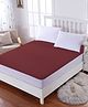 Angel Mommy Fitted King Size Waterproof Mattress Cover - Maroon