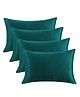 Angel Mommy Superb Bouncing & Jumping Microfiber Pillow Set Of 4 Small - Blue