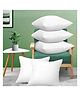 Angel Mommy Superb Bouncing & Jumping Microfiber Cushions Filler Set Of 5 Standard Size - White