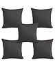 Angel Mommy Superb Bouncing & Jumping Microfiber Cushions Filler Set Of 5 Standard Size - Grey