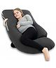 Angel Mommy Stylish-Multifunctional U Shape Pillow/Pregnancy Pillow with Jersey Cotton Cover for Pregnant Women - Pack of 1 Grey
