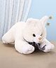 Edu Kids Toys Suzy Cat Soft Toy White - Length 40.5 cm (Color May Vary)